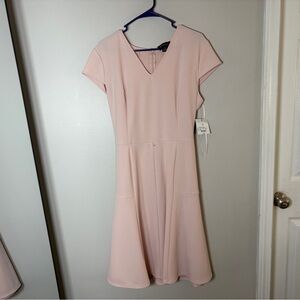 Liz Claiborne Soft Pink Midi Dress